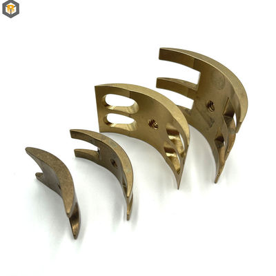 Custom 2D/3D/Drawing Brass Parts CNC gefreesd door Metal Forging Machinery met Polieren