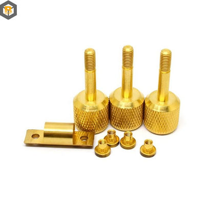 High Precision Custom Alloy Pin Knurled Nut Schroef voor CNC-draai-draai-freesdelen