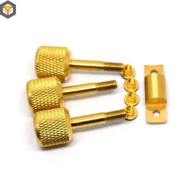 High Precision Custom Alloy Pin Knurled Nut Schroef voor CNC-draai-draai-freesdelen
