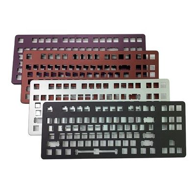 Custom door 2D/3D/tekening Messing Aluminium Mechanisch Keyboard CNC Precision Machining Part