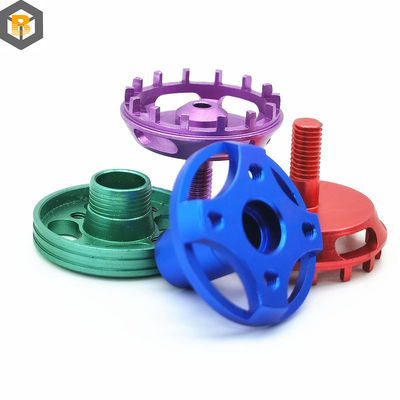 Mechanische reserveonderdelen legering Custom CNC-bewerking Aluminiumonderdelen met anodiserende kleur