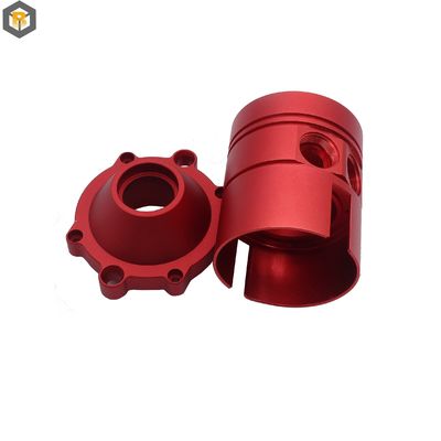 Custom 2D/3D/Drawing CNC Machining Aluminium 6061 7075 Onderdeel met zwart geanodiseerd