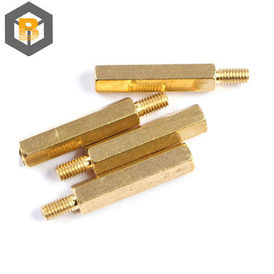 CNC draaibank M6 Op maat gemaakte vrouwelijke standoffs Spacer Machine Part Op maat gemaakt door 2D / 3D / tekening
