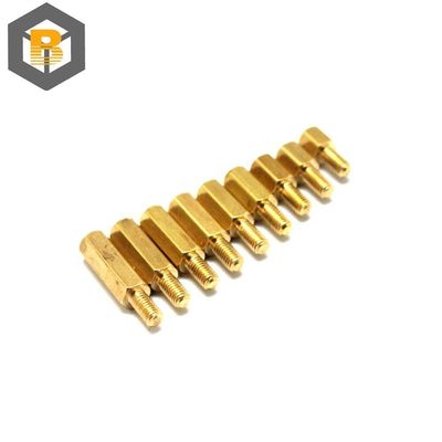CNC draaibank M6 Op maat gemaakte vrouwelijke standoffs Spacer Machine Part Op maat gemaakt door 2D / 3D / tekening