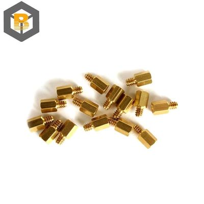 Gepersonaliseerd metalen draad Hex M6 Bolt Spacer Machine onderdeel op maat door 2D / 3D / tekening