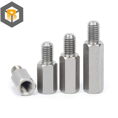 Custom roestvrij staal Hex Standoff Man to Female Spacer Precision Bewerking Deel 2D