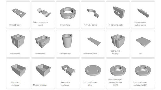 Hoogprecisie 2D aluminium onderdelen op maat CNC-metalen draaibank