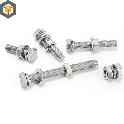 Op maat gemaakt door 2D/3D/tekening Super alloy staal 25cr/2mova/B16 Hex Head Bolt Machine Part