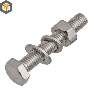 Op maat gemaakt door 2D/3D/tekening Super alloy staal 25cr/2mova/B16 Hex Head Bolt Machine Part