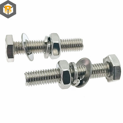 Op maat gemaakt door 2D/3D/tekening Super alloy staal 25cr/2mova/B16 Hex Head Bolt Machine Part