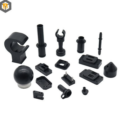 Custom CNC Turning Black POM Delrin Acetaal Plastic Parts voor het bewerken van onderdelen