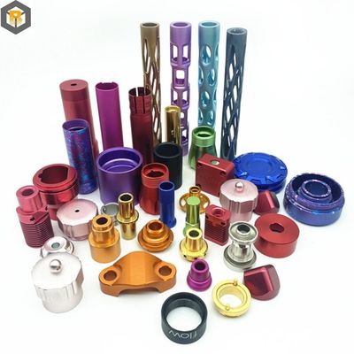 Anodiserende draaiende onderdelen voor aangepaste CNC-bewerkingen van aluminium onderdelen