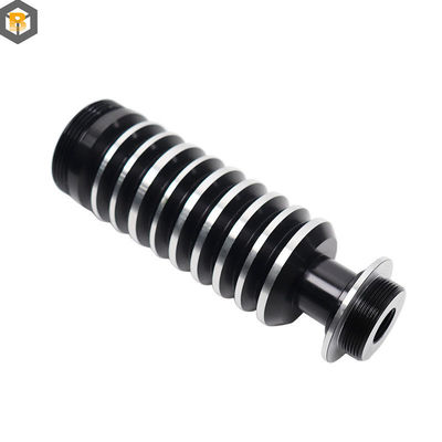 Lichtzwaardhandgrepen gemaakt met precisie cnc-draaimachine en aluminium anodisering