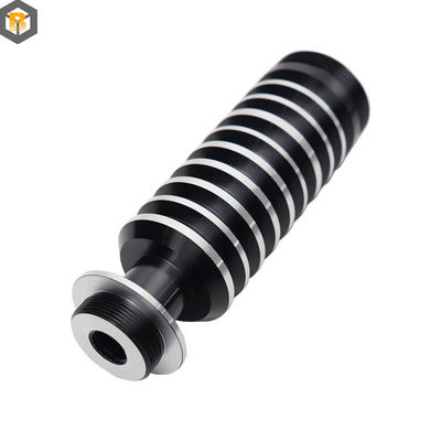 Lichtzwaardhandgrepen gemaakt met precisie cnc-draaimachine en aluminium anodisering