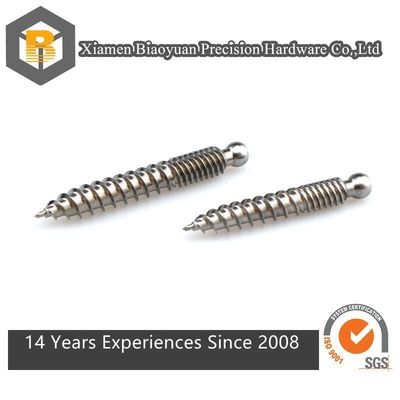 Productie van CNC titanium tandheelkundige implantat machine onderdeel met precisie frezen en draaien