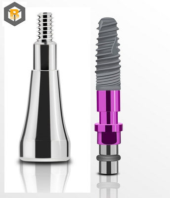 Zuivere titanium tandheelkundige implantaten botniveau bevestiging CE/ISO13485 S.L.a Oppervlak aangepast