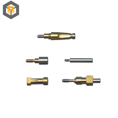 Op maat gemaakte tandheelkundige implantaten Abutment Titanium legering Retentieschroeven Rechte Plural Abutment Precision Machining Part
