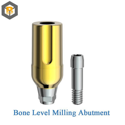 Ondergedompeld type Intern Hex Titanium Implantat botniveau Tandheelkundig Implantat Compatibel met Custom 3D Design