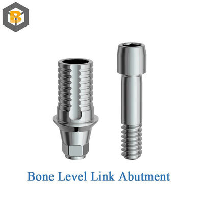 Ondergedompeld type Intern Hex Titanium Implantat botniveau Tandheelkundig Implantat Compatibel met Custom 3D Design