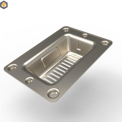 Op maat geanodiseerde aluminium dieptekende beker van roestvrij staal plaat metalen stempelonderdelen
