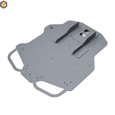 2D/3D/Teken Customized Aluminium Powder Coating Sheet Metal Fabrication Machine Part
