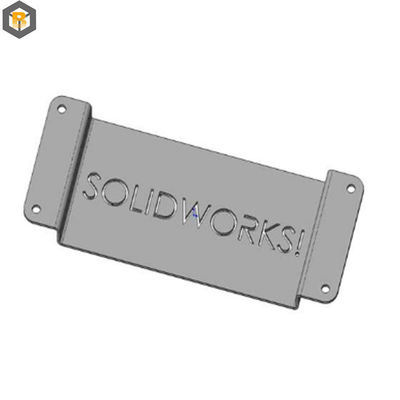 Custom koudrolstaal/aluminium laser gesneden plaat metalen fabricage stempelen buigdelen