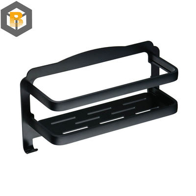 2D / 3D Custom badkamer douchereel Zwart zelfklevend douche caddy machine onderdeel