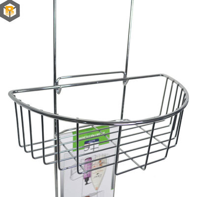 Custom door 2D Metal Wire Storage Organizer voor badkamer Hangende douche caddy reserveonderdeel