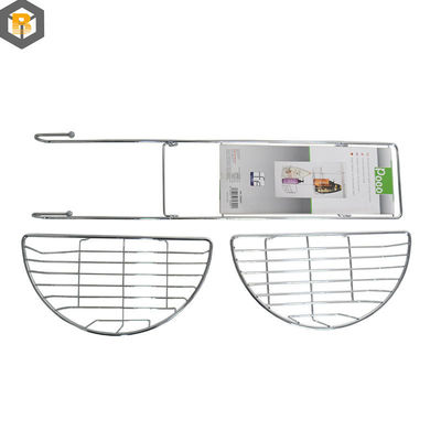 Custom door 2D Metal Wire Storage Organizer voor badkamer Hangende douche caddy reserveonderdeel