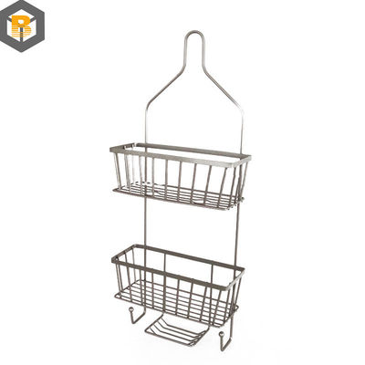 Decoratieve badkamer metalen douchecabine met haak en shampoo