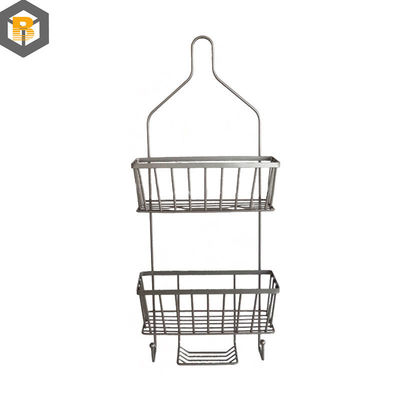 Decoratieve badkamer metalen douchecabine met haak en shampoo