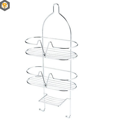 Op maat gemaakt door 2D/3D/tekening Dubbellaag Badkamer Shampoo Berging Rack Muur Mount Plank