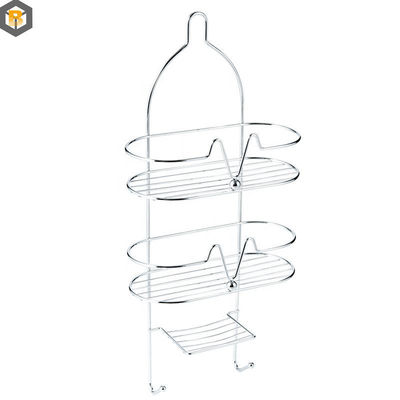 Op maat gemaakt door 2D/3D/tekening Dubbellaag Badkamer Shampoo Berging Rack Muur Mount Plank