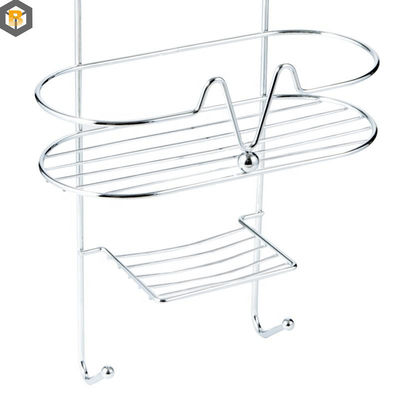 Op maat gemaakt door 2D/3D/tekening Dubbellaag Badkamer Shampoo Berging Rack Muur Mount Plank