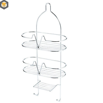 Op maat gemaakt door 2D/3D/tekening Dubbellaag Badkamer Shampoo Berging Rack Muur Mount Plank