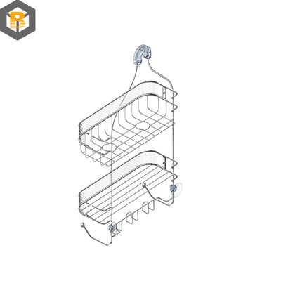 Hangende badkamer douche wagen met haken en badkamer opslag Custom door 2D / 3D