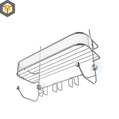 Hangende badkamer douche wagen met haken en badkamer opslag Custom door 2D / 3D