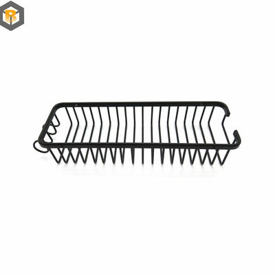 2D douche Caddy zwart roestvrij waterdicht plank manden sterke laadcapaciteit