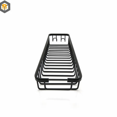 2D douche Caddy zwart roestvrij waterdicht plank manden sterke laadcapaciteit