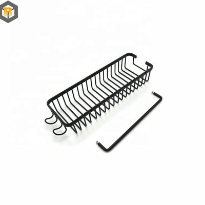 2D douche Caddy zwart roestvrij waterdicht plank manden sterke laadcapaciteit