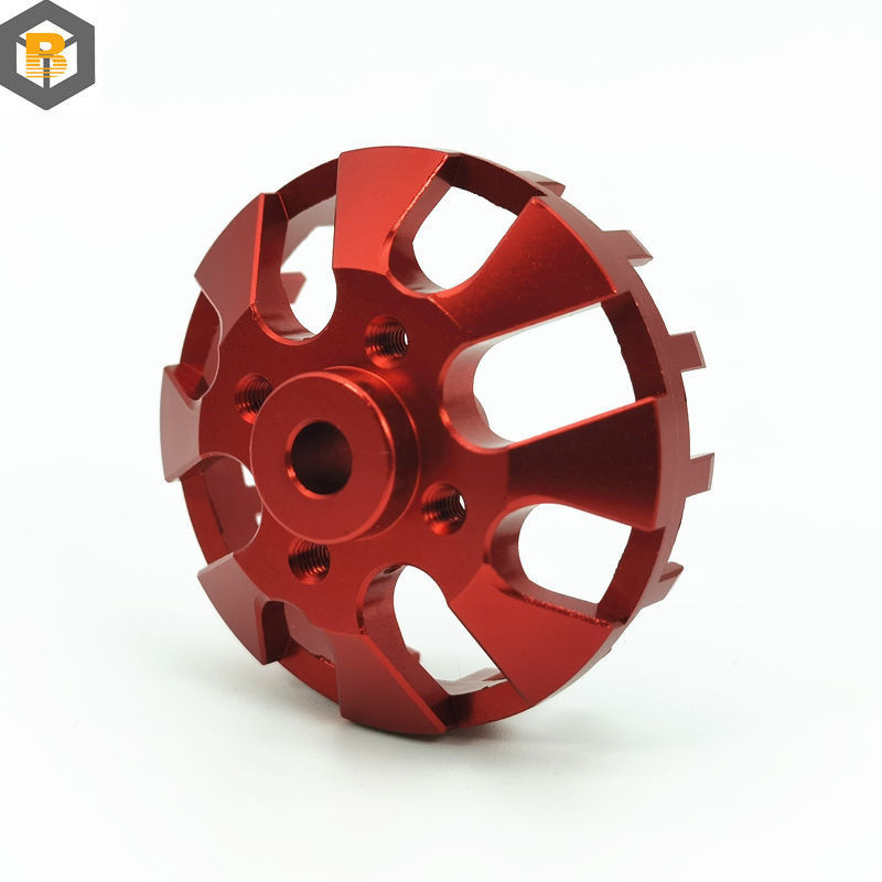 Mechanische reserveonderdelen legering Custom CNC-bewerking Aluminiumonderdelen met anodiserende kleur